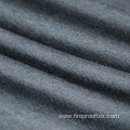 Fireproof Cotton Acrylic Blend Dark Grey Fleece Fabric